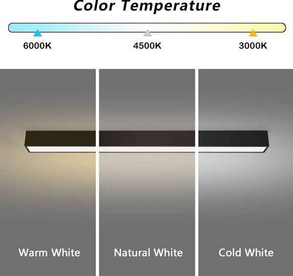 Immax NEO LITE 07256L LED přisazené stropní svítidlo LUNGO | 38W integrovaný LED zdroj | 2882lm