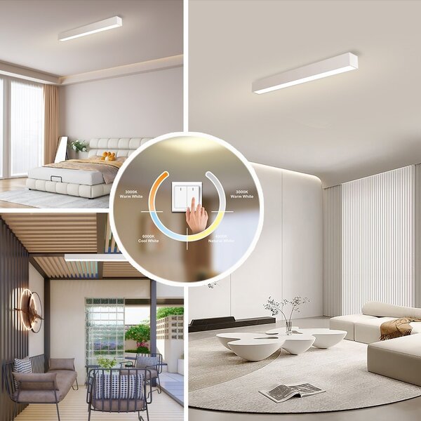 Immax NEO LITE 07258L LED přisazené stropní svítidlo LUNGO | 29W integrovaný LED zdroj | 2204lm