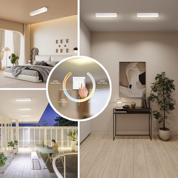 Immax NEO LITE 07257L LED přisazené stropní svítidlo LUNGO | 20W integrovaný LED zdroj | 1520lm