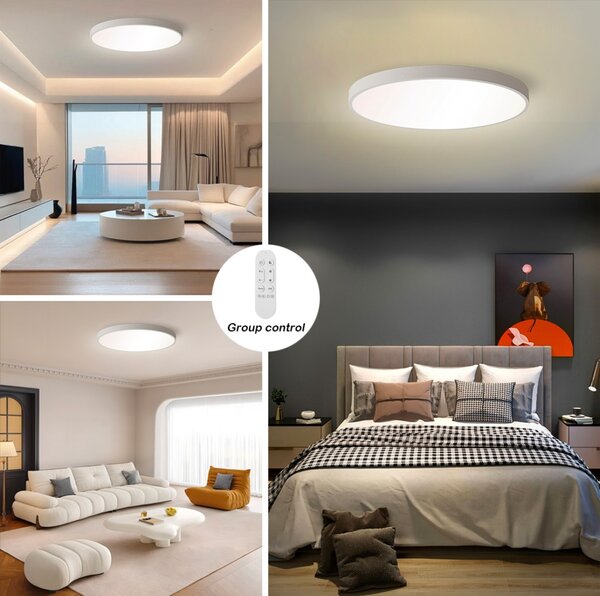 Immax NEO LITE 07253L LED přisazené stropní svítidlo SEMPLICI | 60W integrovaný LED zdroj | 4500lm