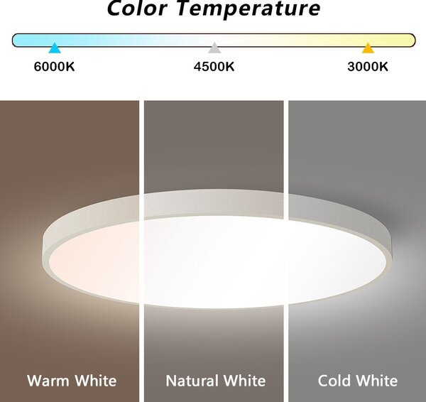 Immax NEO LITE 07253L LED přisazené stropní svítidlo SEMPLICI | 60W integrovaný LED zdroj | 4500lm