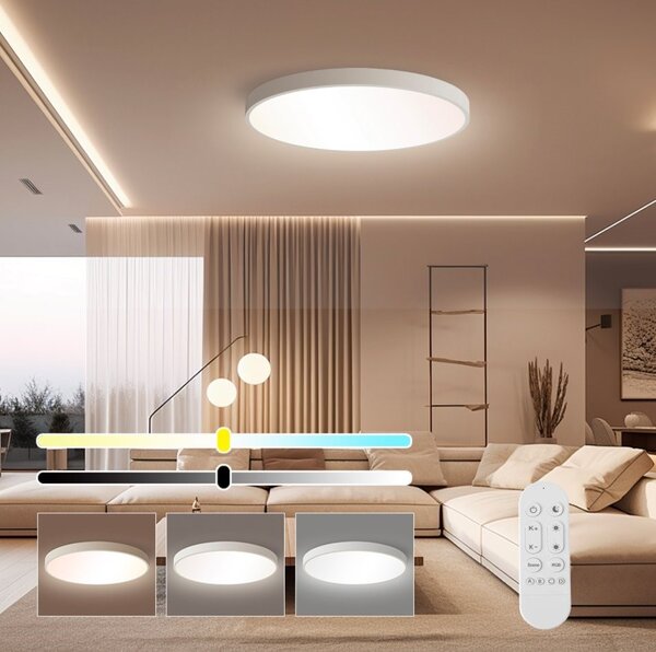 Immax NEO LITE 07253L LED přisazené stropní svítidlo SEMPLICI | 60W integrovaný LED zdroj | 4500lm