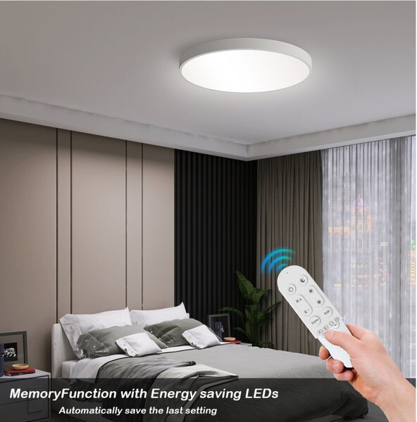 Immax NEO LITE 07252L LED přisazené stropní svítidlo SEMPLICI | 48W integrovaný LED zdroj | 3468lm