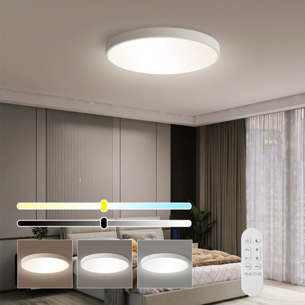 Immax NEO LITE 07252L LED přisazené stropní svítidlo SEMPLICI | 48W integrovaný LED zdroj | 3468lm