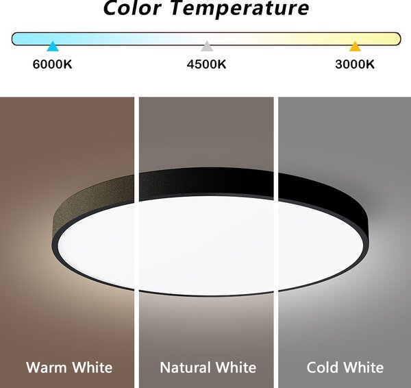 Immax NEO LITE 07249L LED přisazené stropní svítidlo SEMPLICI | 48W integrovaný LED zdroj | 3469lm