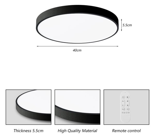 Immax NEO LITE 07248L LED přisazené stropní svítidlo SEMPLICI | 36W integrovaný LED zdroj | 2736lm