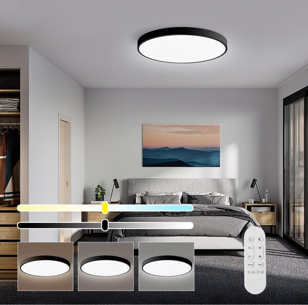 Immax NEO LITE 07249L LED přisazené stropní svítidlo SEMPLICI | 48W integrovaný LED zdroj | 3469lm