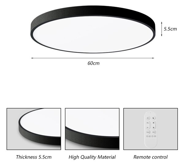 Immax NEO LITE 07250L LED přisazené stropní svítidlo SEMPLICI | 60W integrovaný LED zdroj | 4500lm