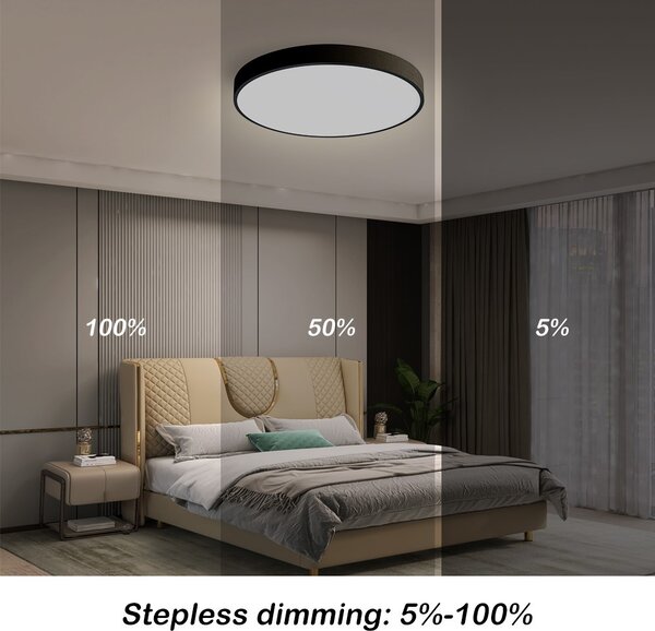 Immax NEO LITE 07248L LED přisazené stropní svítidlo SEMPLICI | 36W integrovaný LED zdroj | 2736lm