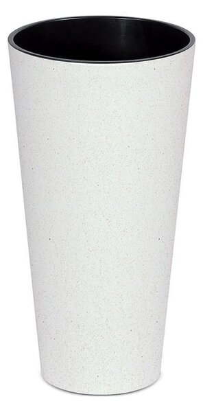PlasticFuture Květináč Tubus Slim bílý