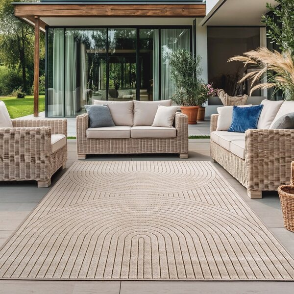 Béžový vnitřní a venkovní koberec 80x150 cm Nova 1201 – Ayyildiz Carpets