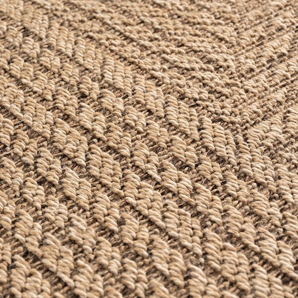 Hnědý vnitřní a venkovní běhoun 80x250 cm Timber 1404 – Ayyildiz Carpets