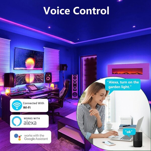 Immax 07776L LED stojací lampa Ambiente | 12W integrovaný LED zdroj