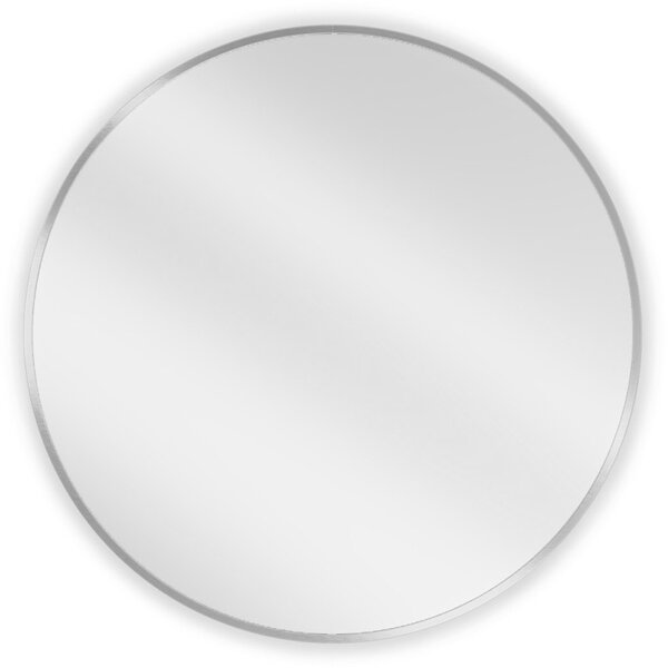 Mexen Loft kulaté koupelnové zrcadlo 70 cm, rám inox - 9850-070-070-000-10