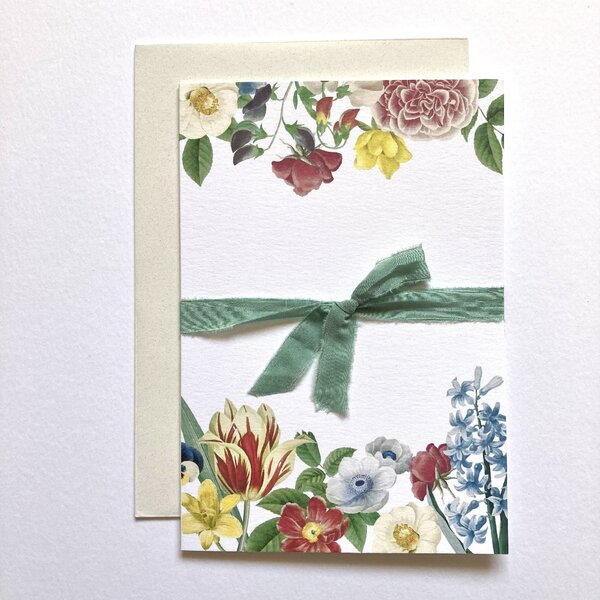Spring Studio Blahopřání Květinová zahrádka Barva: Zelená