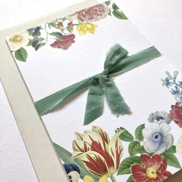 Spring Studio Blahopřání Květinová zahrádka Barva: Zelená