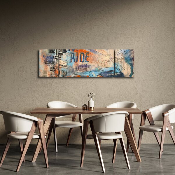 Obraz - Zrozen k jízdě (170x50 cm)