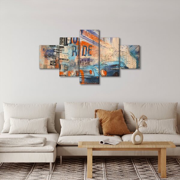 Obraz - Zrozen k jízdě (125x70 cm)