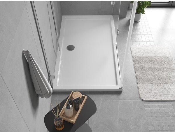 Mexen Flow sprchová vanička obdélníková slim 160 x 100 cm, bílý lesk - 46R101016