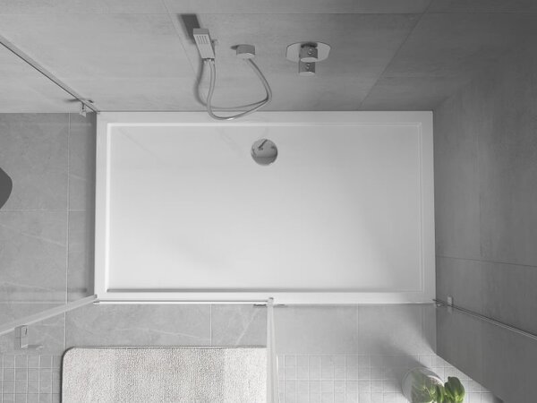 Mexen Flow sprchová vanička obdélníková slim 160 x 100 cm, bílý lesk - 46R101016