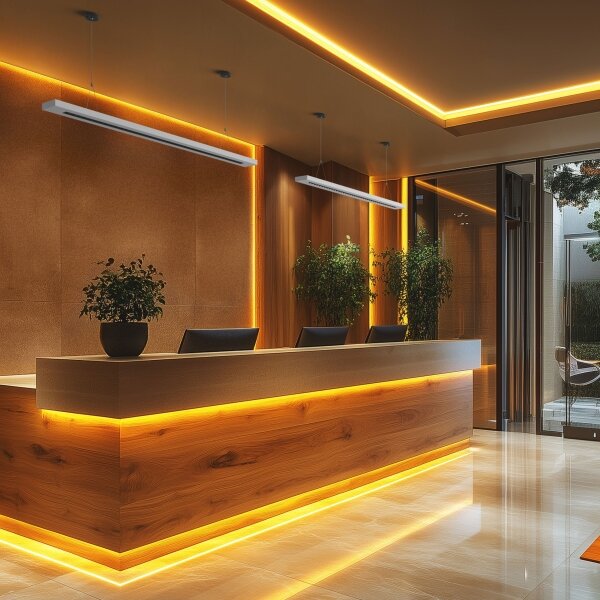 LED Stropní/závěsné svítidlo PLANK LED/20/30/40W/230V 2700/4000/6000K bílá
