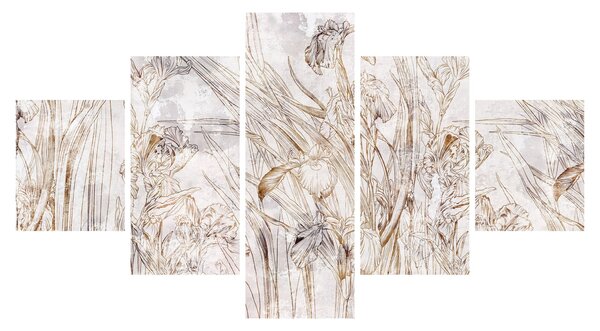 Obraz - Kosatce (125x70 cm)