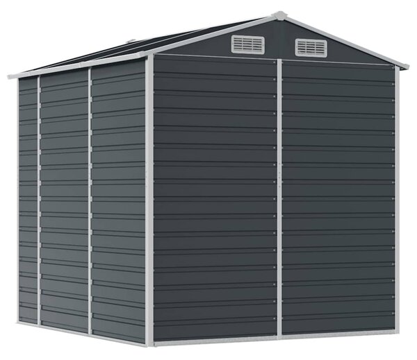 Zahradní kůlna antracitová 191 x 215 x 198 cm pozinkovaná ocel 3188254