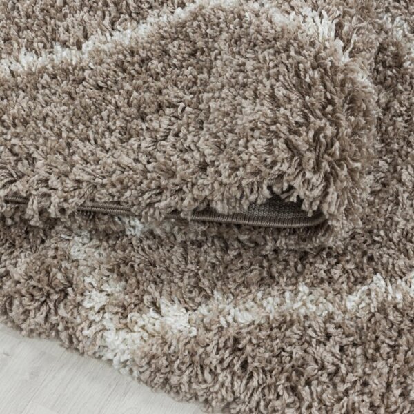 Kusový koberec Alvor shaggy 3401 beige 60 x 110 cm 60 x 110 cm