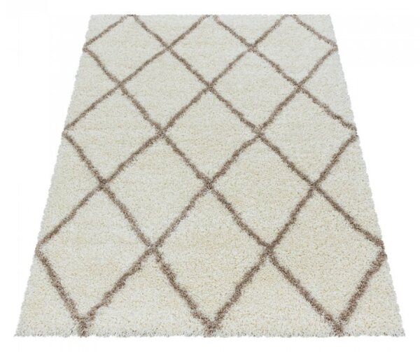 Kusový koberec Alvor shaggy 3401 cream 60 x 110 cm 60 x 110 cm