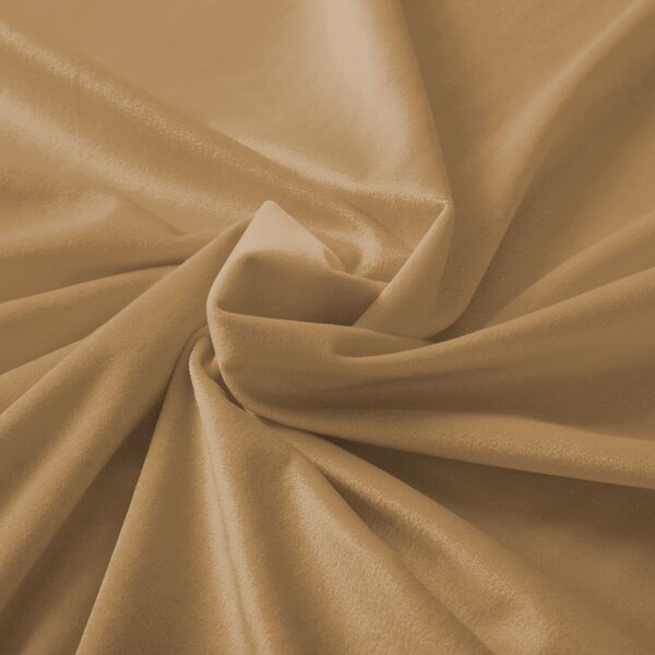 Biante Sametový přehoz na postel Velvet Premium SVP-054 Světle hnědý 140x200 cm