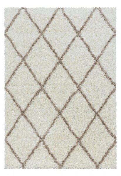 Kusový koberec Alvor shaggy 3401 cream 60 x 110 cm 60 x 110 cm