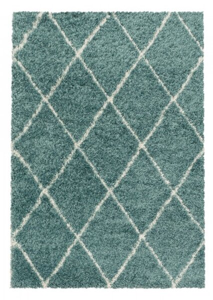 Kusový koberec Alvor shaggy 3401 blue 60 x 110 cm 60 x 110 cm