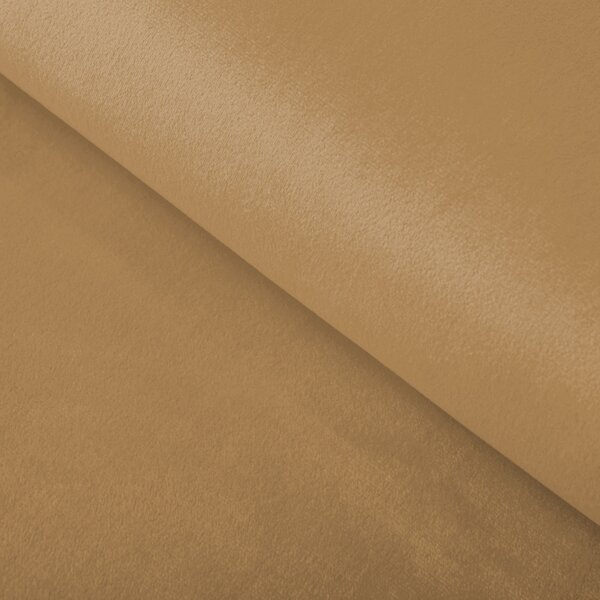 Biante Sametový přehoz na postel Velvet Premium SVP-054 Světle hnědý 140x200 cm