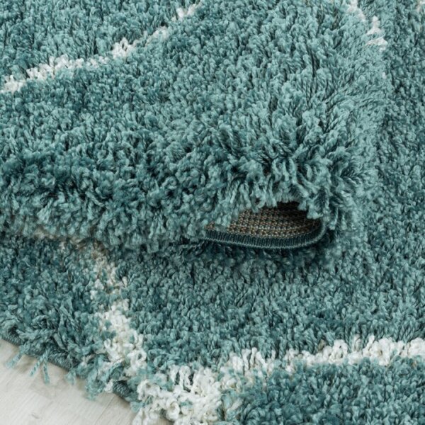 Kusový koberec Alvor shaggy 3401 blue 60 x 110 cm 60 x 110 cm