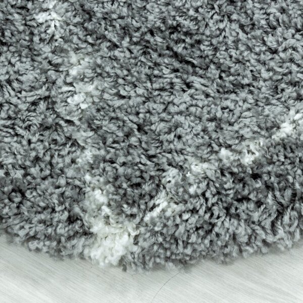Kusový koberec Alvor shaggy 3401 grey 60 x 110 cm 60 x 110 cm