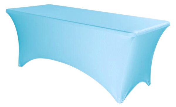 TENTino Elastický potah STANDARD na skládací stůl 180-183x76 cm VÍCE BAREV Barva ubrusu: SVĚTLE MODRÁ / SKY BLUE