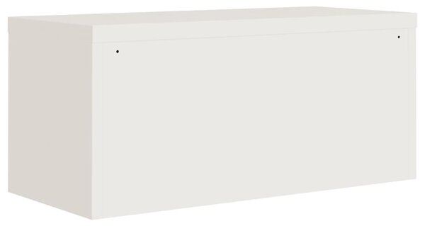 Kartotéka bílá 90 x 40 x 110 cm ocel 3188310