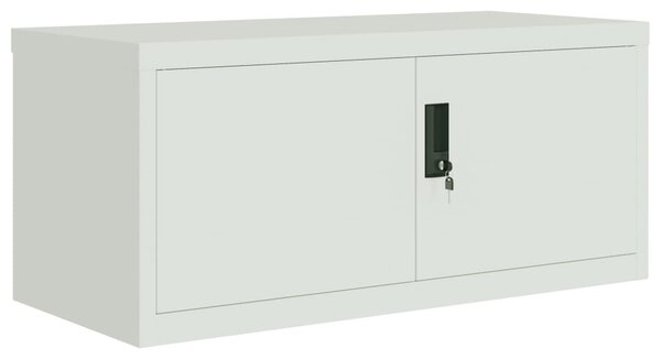 Kartotéka světle šedá 90 x 40 x 220 cm ocel 3188320