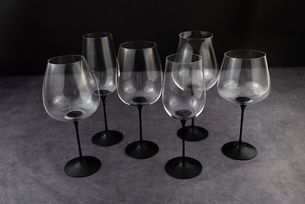 Sada 2 sklenic na víno Langhe + 2 stopky, Trebonn SplitGlass Origini