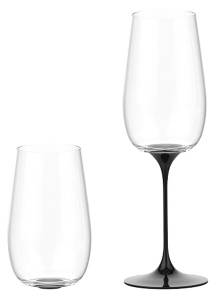 Sada 2 sklenic na víno Trento + 2 stopky, Trebonn SplitGlass Origini