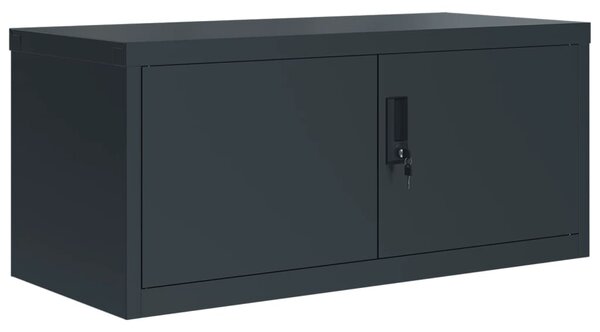 Kartotéka antracitová 90 x 40 x 110 cm ocel 3188328