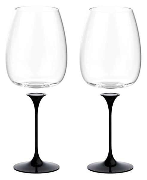 Sada 2 sklenic na víno Bolgheri + 2 stopky, Trebonn SplitGlass Origini