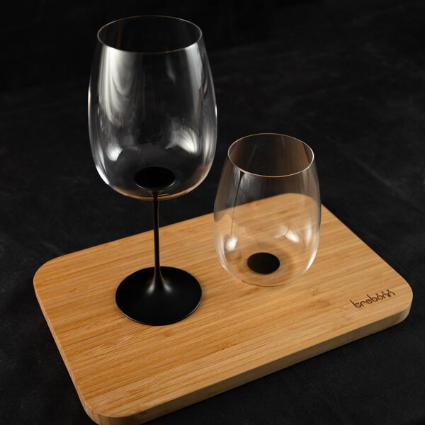 Sada 2 sklenic na víno Bolgheri + 2 stopky, Trebonn SplitGlass Origini