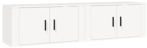 Nástěnné TV skříňky 2 ks bílé 80 x 34,5 x 40 cm 3188350
