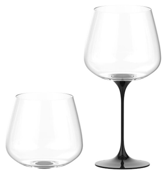 Sada 2 sklenic na víno Collio + 2 stopky, Trebonn SplitGlass Origini