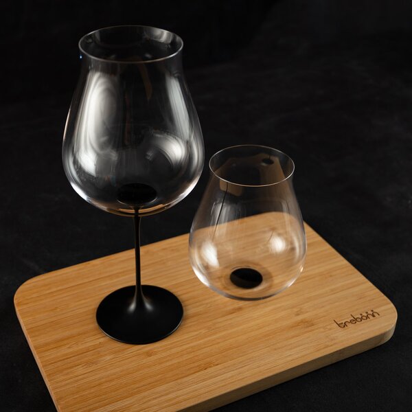 Sada 2 sklenic na víno Dolomiti + 2 stopky, Trebonn SplitGlass Origini