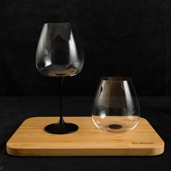 Sada 2 sklenic na víno Langhe + 2 stopky, Trebonn SplitGlass Origini