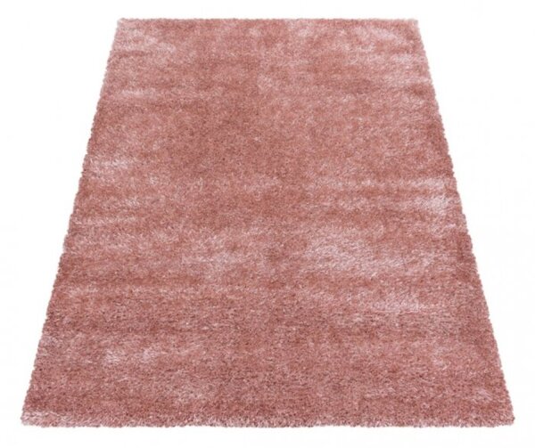 Kusový koberec Brilliant shaggy 4200 rose 60 x 110 cm 60 x 110 cm