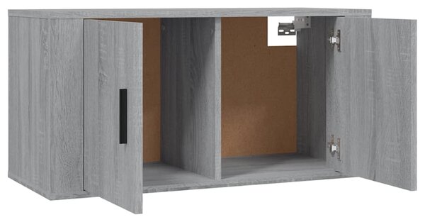 Nástěnné TV skříňky 2 ks šedé sonoma 80 x 34,5 x 40 cm 3188356