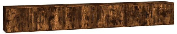 Nástěnné TV skříňky 3 ks kouřový dub 100 x 34,5 x 40 cm 3188379